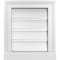 Ekena Millwork Vertical Surface Mount PVC Gable Vent: Functional, w/ 2"W x 2"P Brickmould Sill Frame, 14"W x 16"H GVPVE14X1603SF - alternate 1